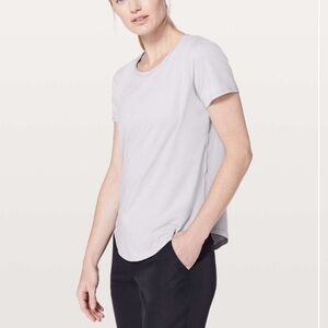 Lululemon Sz 4 Love Crew III In Iced Iris EUC